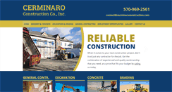 Desktop Screenshot of cerminaroconstruction.com