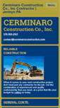 Mobile Screenshot of cerminaroconstruction.com