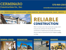 Tablet Screenshot of cerminaroconstruction.com